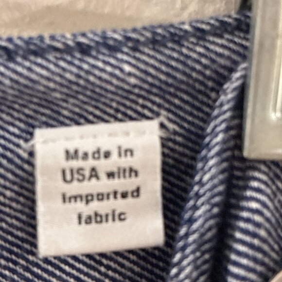 Veronica Beard Aubrie Cropped Wide-Leg Pant Blue Linen High-Rise Pant size 2 - Picture 4 of 7